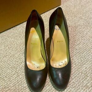 Christian Louboutin black heels Size 8
